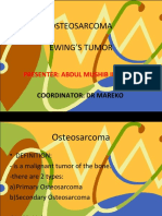 Osteosarcoma & Ewin's Sarcoma