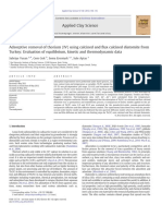 Adsorptive Removal of Thorium (IV) Using Calcined Andflux Calcined Diatomite