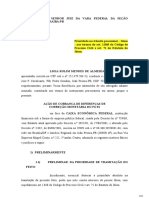 Modelo Ação Cobrança Diferença FGTS