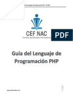 Guía Del Lenguaje de Programación PHP CEFNAC