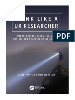 Think Like A UX Researcher - David Travis