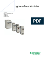Zelio Analog Interface Modules: Catalog 8501CT0502R07/13 Class 8501
