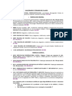 Cronograma de Clases Teóricas y Prácticas Emergentología 2021