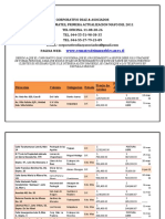 Listado de Remates, Actualizacion Mayo 2011