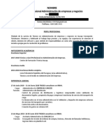 Ejemplo CV 2 - Detalles Formato