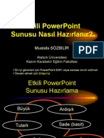 Etkili PowerPoint Sunusu Nasıl Hazırlanır - msöz