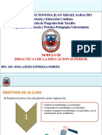 Modulo III-Didactica I de La Educacion Superior-Tema 2