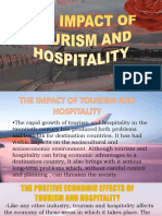 Reportthe Impact of Tourism and Hospitality