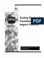Trans Electrical Test Import Vehicles