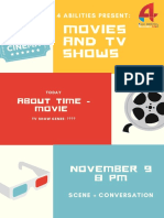 Movies and TV Shows: November 9 8 PM