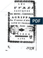 D'Aban Pierre - Les Oeuvres Magiques de Henri-Corneille Agrippa