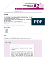 Bfu Goethe de A2 - Mod - 2MX5 Lesen PHP