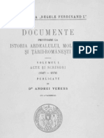 Veress, Andrei - Documente Privitoare La Istoria Ardealului, Moldovei Si Tarii-Romanesti. Volumul 1 - Acte Si Scrisori (1527-1572)