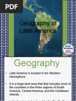 Physical Features of Latin America PPT 1