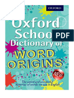 Oxford School Dictionary of Word Origins - John Ayto