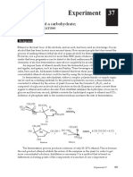 Experiment: Fermentation of A Carbohydrate Ethanol From Sucrose