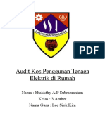 Audit Kos Penggunan Tenaga Elektrik Di Rumah