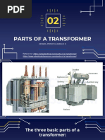 Parts of a transformer