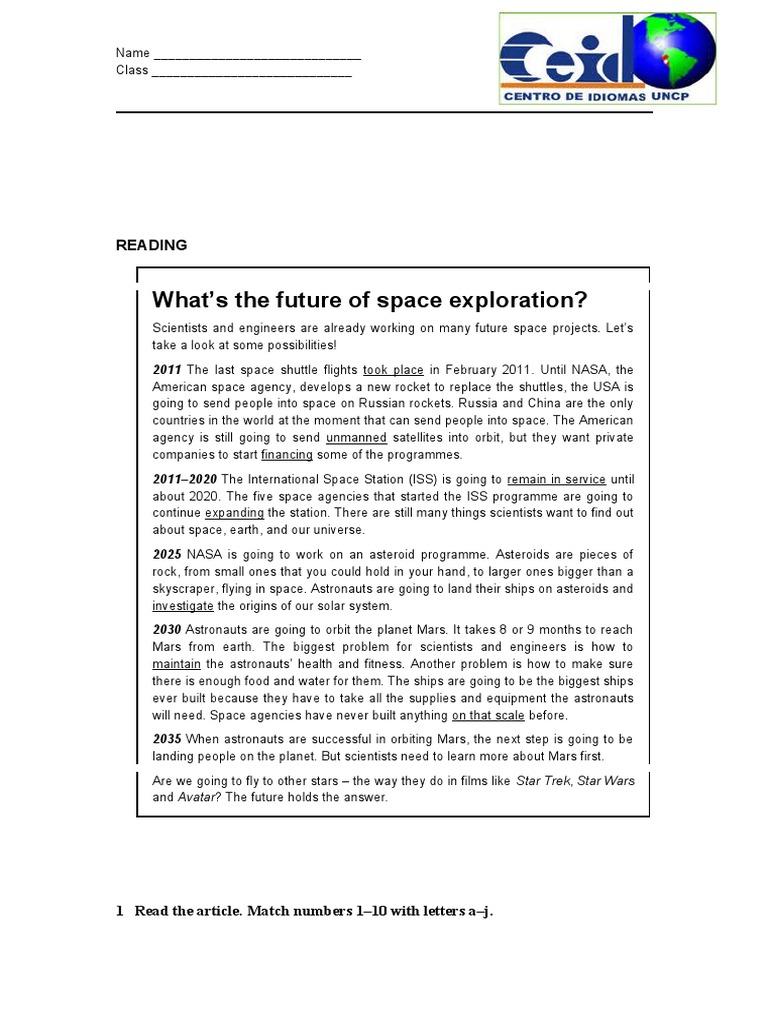 Future of Space Exploration Plans | PDF | Nasa | Astronauts