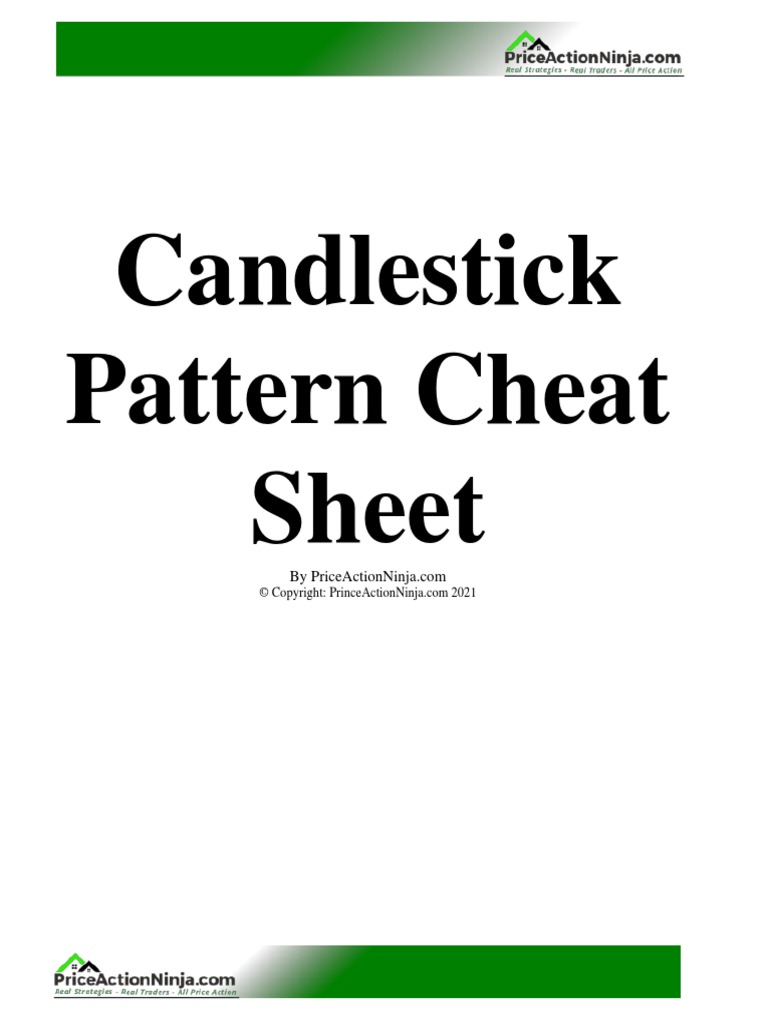 Candlestick Pattern Cheat Sheet | PDF | Market Trend | Economic Forecasting