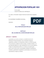 Ley 1551 de Participación Popular