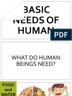 Basic Needs of Human