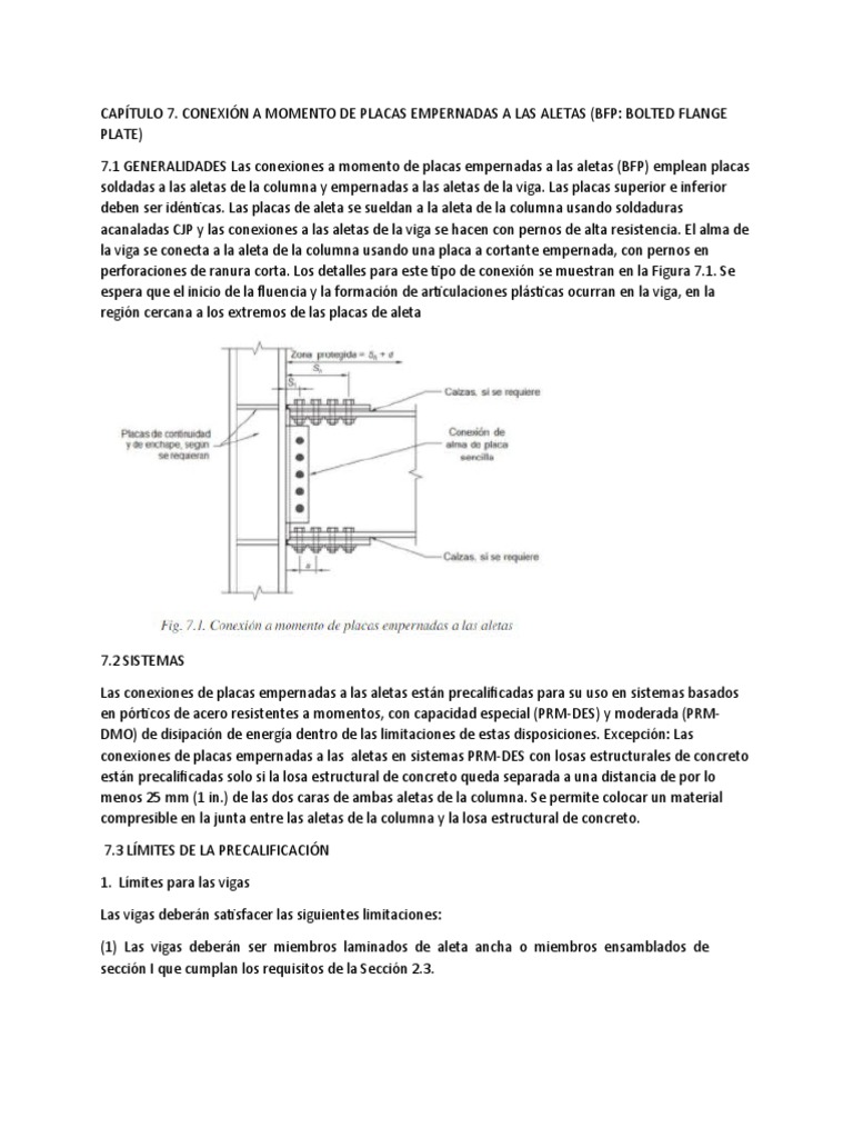 Aisc 358-16 Capítulo 7 | PDF | Hormigón