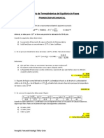 Problemario de Termodinámica Del Equilibrio de Fases