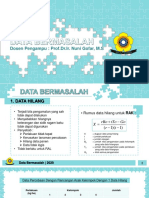 Kuliah 9 (Data Bermasalah)