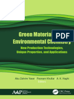 Green Materials and Environmental Chemistry Green Materials and Environmental Chemistry