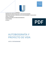 Autobiografia y Proyecto de Vida