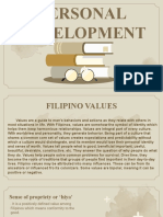 Filipino Values Guide Personal Development