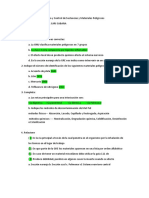 Evaluación Final de Manejo y Control de Sustancias y Materiales Peligrosos