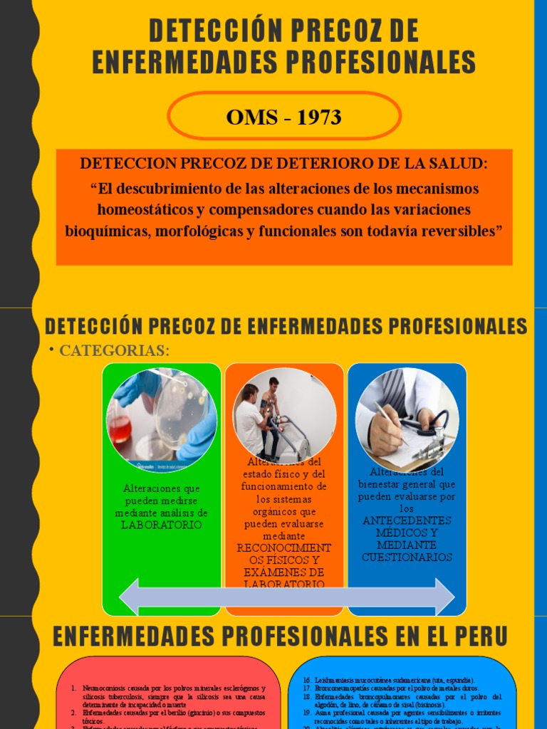 Detecci n Precoz De Enfermedades Profesionales PDF Toxicidad 
