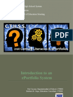 ePortfolios and 21st Century Literacies in the Trade Technical High School