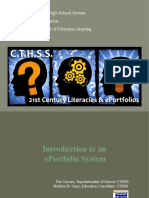 Eportfolios and 21st Century Literacies in The Trade Technical High School