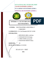 Informe N1-Ley de Ohm Aplicada en La Electroquimica