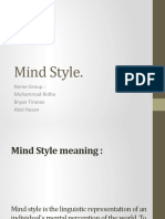 Mind Style Analysis