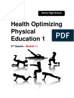 Health Optimizing Physical Education 1: 2 Quarter