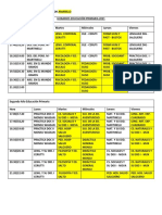 HORARIO PEP 2021 SEGUNDA ETAPA