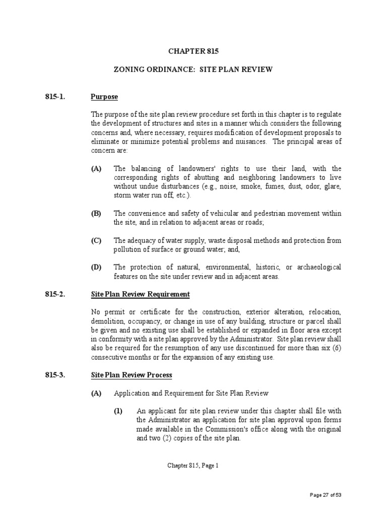 Monroe County Zoning Ordinance Ch. 815 (Amended) PDF Lighting