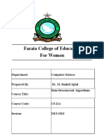 Data Structures and Algorithms Course Plan