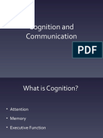 Cognition and Communication 2020