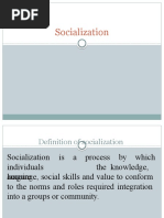 Socializatiion