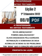 Aulas 02 - Prosperidade no AT - Verdadeira Prosperidade