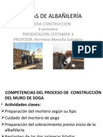 Construcción muro soga: proceso y competencias clave