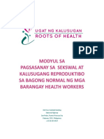 UNK Barangay Health Worker Training Module