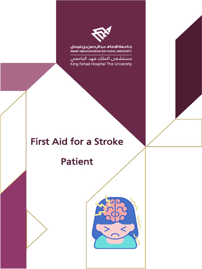 First Aid Stroke PDF Stroke First Aid