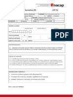 Evaluación Unidad III