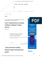 Cara Trading Binomo Dengan Indikator Alligator Paling Akurat - IQ Bisnis